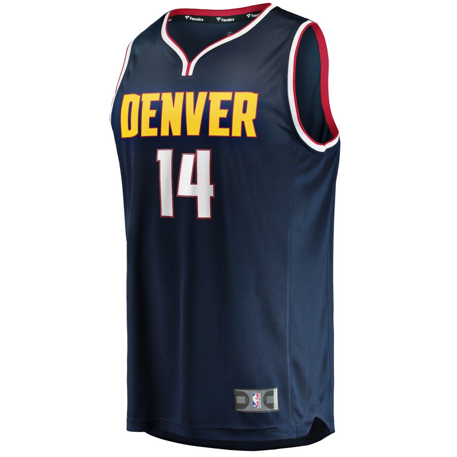 Alternative view of Gary Harris Denver Nuggets Fanatics Branded Fast Break Player Jersey - Icon Edition - Navy
