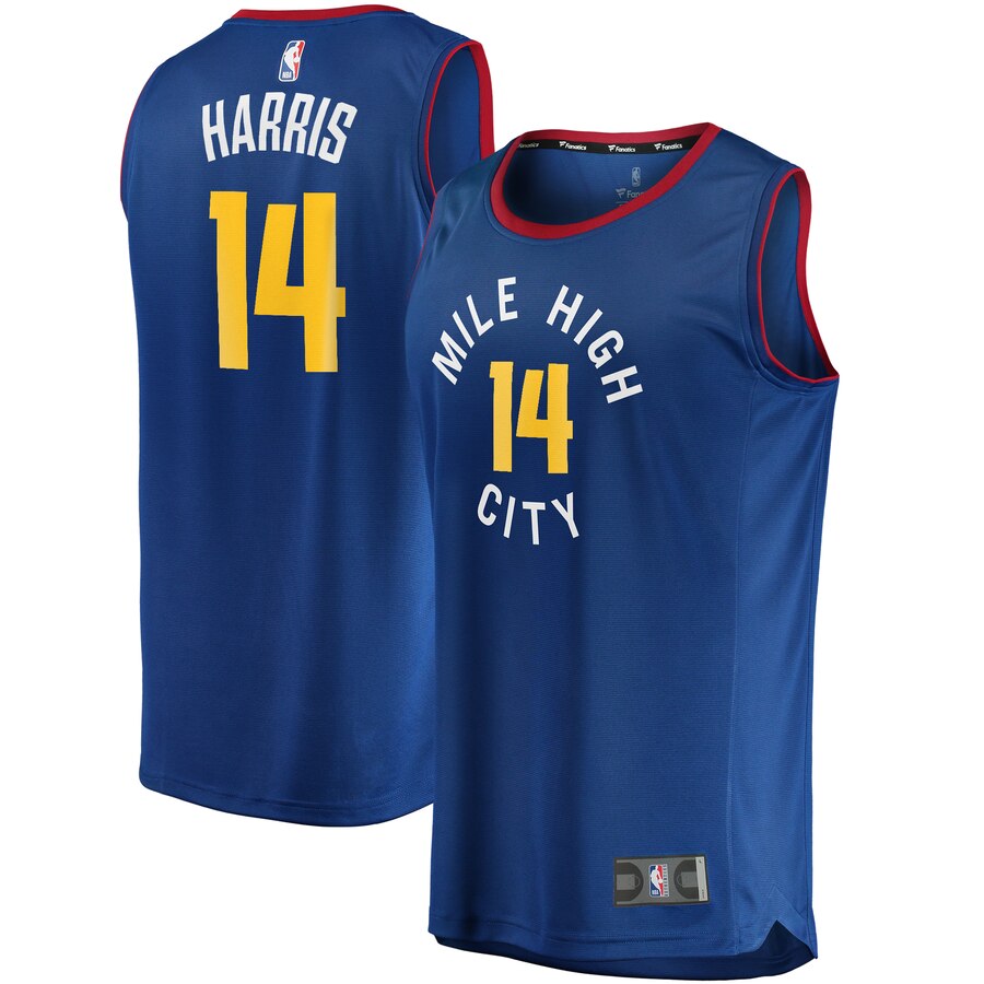 Gary Harris Denver Nuggets Fanatics Branded Fast Break Player Jersey - Statement Edition - Blue