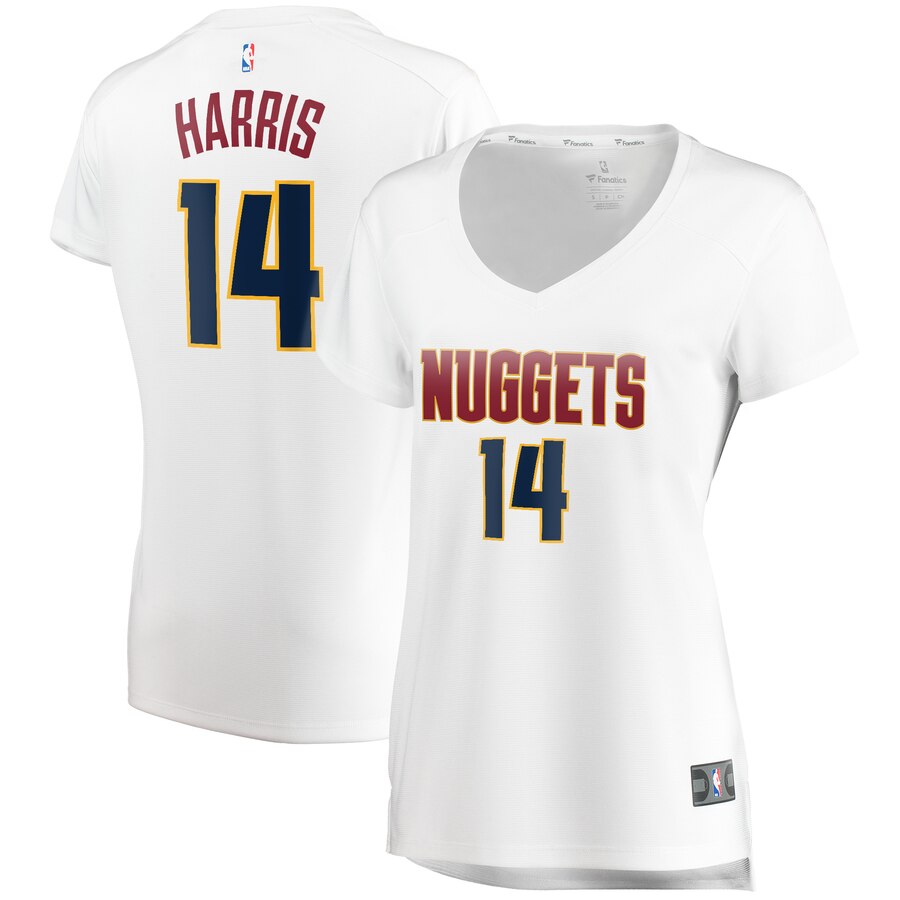Gary Harris Denver Nuggets Fanatics Branded Women's Fast Break Player Jersey - Association Edition - White
