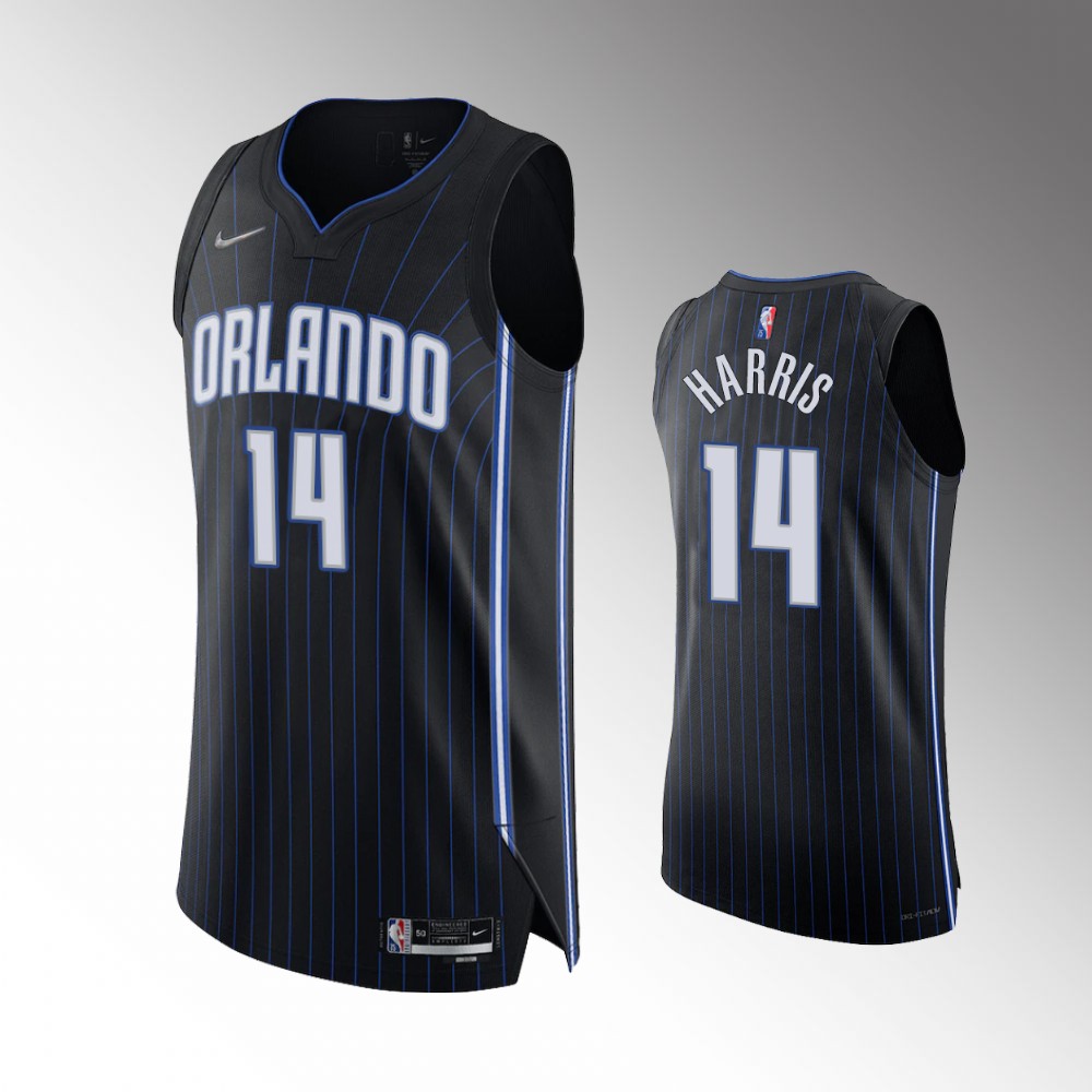 Gary Harris Orlando Magic Icon Edition Black Authentic Jersey 2021-22