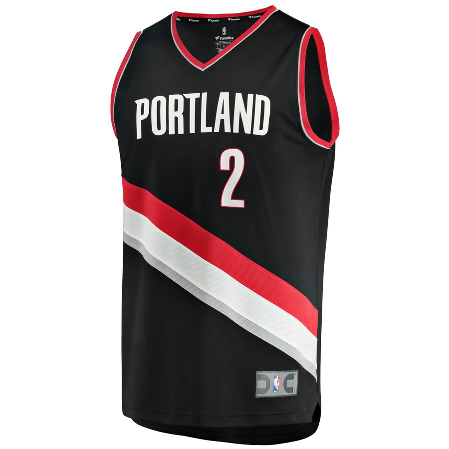 Alternative view of Gary Trent Jr. Portland Trail Blazers Fanatics Branded Youth Fast Break Replica Player Jersey - Icon Edition - Black