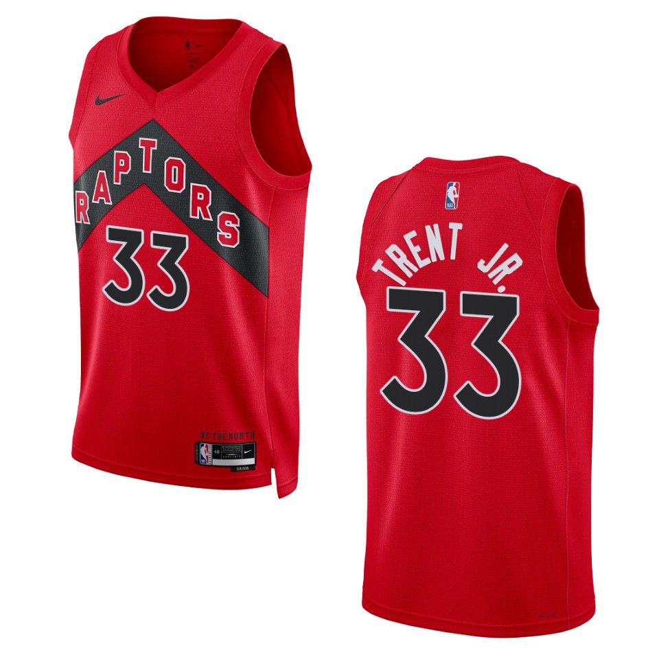 Gary Trent Jr. Red Icon Edition 2022-23 Toronto Raptors Swingman Jersey