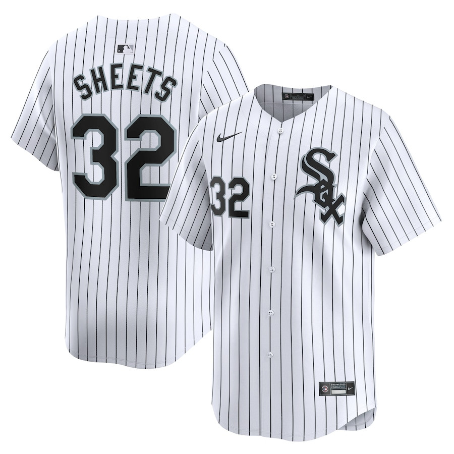 Gavin Sheets 32 Chicago White Sox Home Limited Player Men Jersey - White