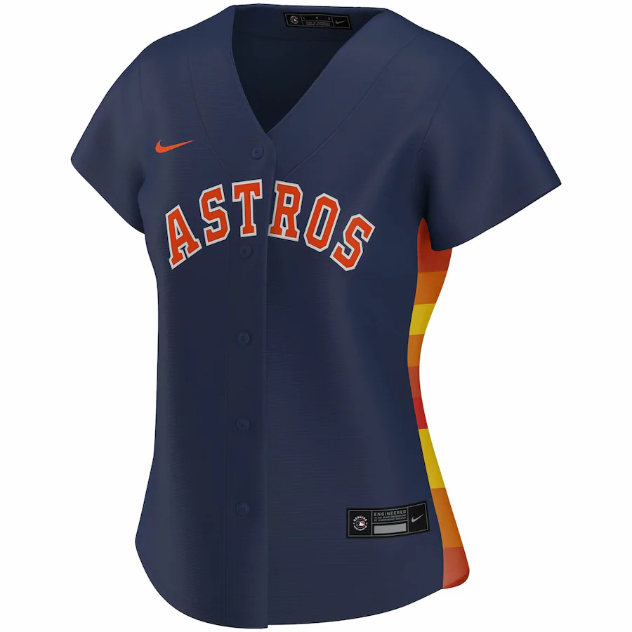 Alternative view of George Springer Houston Astros Women's Alternate 2020 Replica Player Jersey ÃƒÂ¢Ã¢â€šÂ¬Ã¢â‚¬Å“ Navy