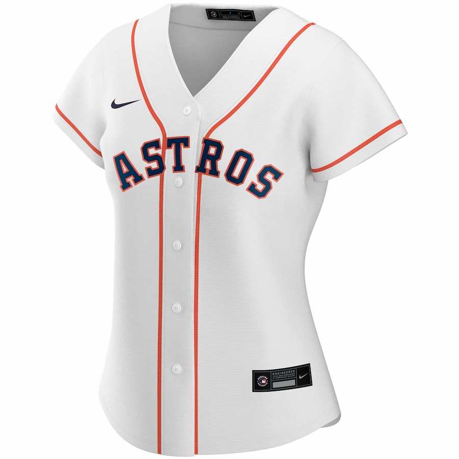 Alternative view of George Springer Houston Astros Women's Home 2020 Replica Player Jersey ÃƒÂ¢Ã¢â€šÂ¬Ã¢â‚¬Å“ White