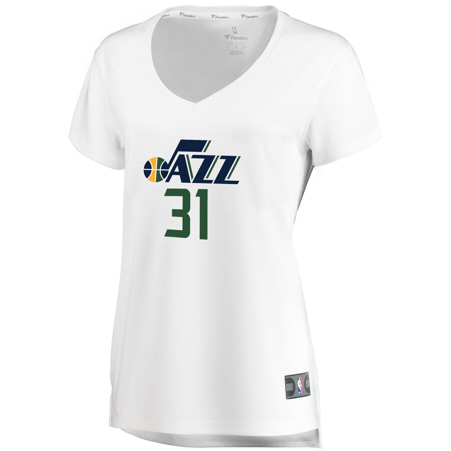 Alternative view of Georges Niang Utah Jazz Fanatics Branded Women's Fast Break Replica Jersey White - Association Edition