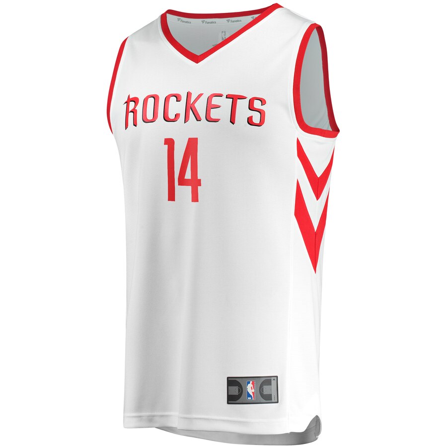 Alternative view of Gerald Green Houston Rockets Fanatics Branded Fast Break Player Replica Jersey - Association Edition - White