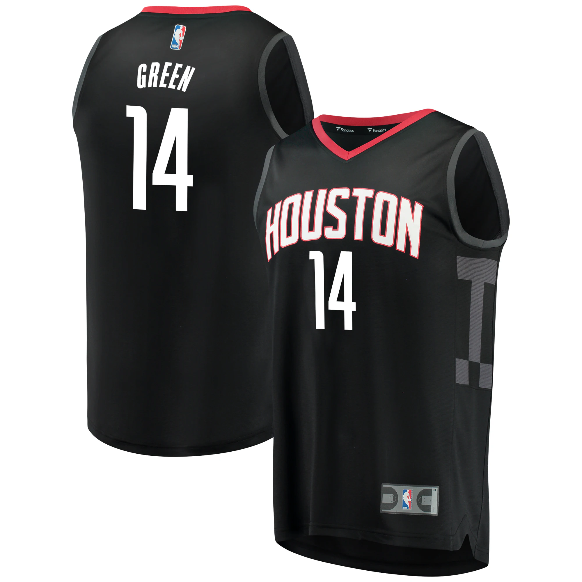 Gerald Green Houston Rockets Fanatics Branded Fast Break Replica Player Jersey Black – Statement Edition
