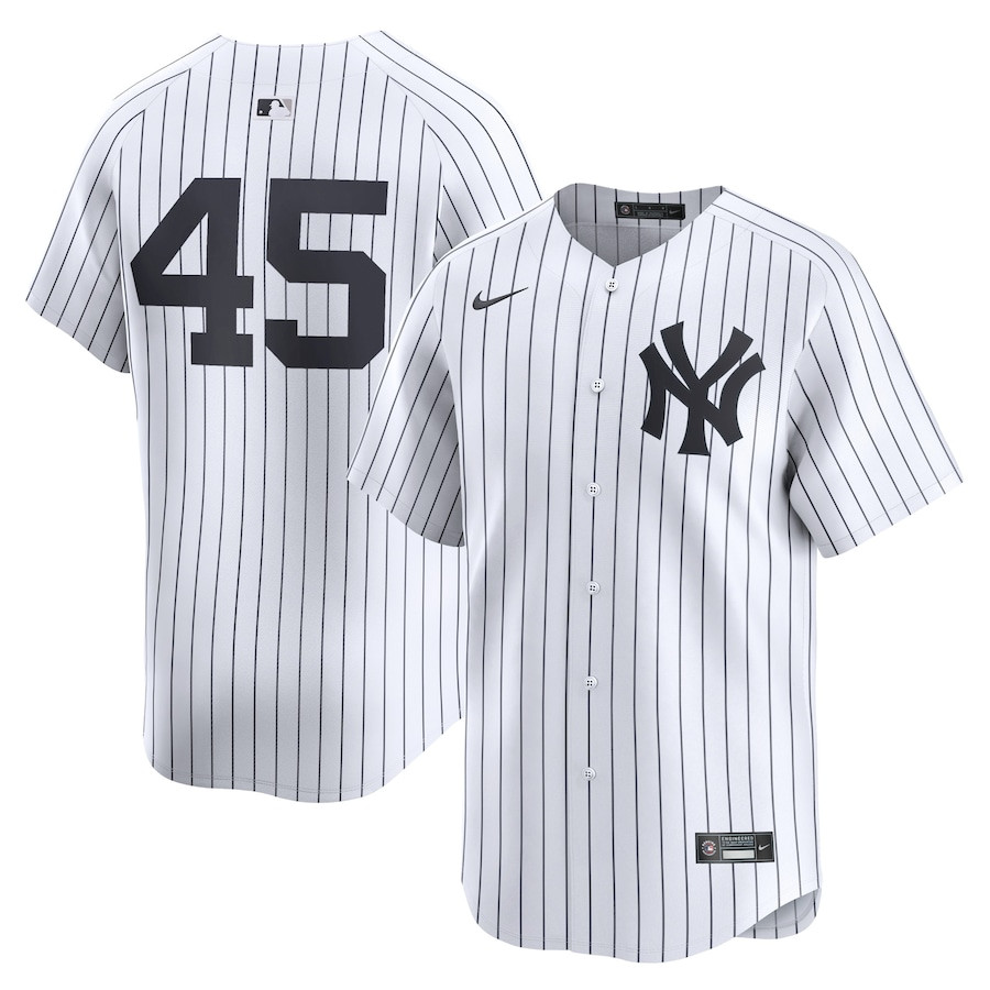 Gerrit Cole 45 New York Yankees Home Limited Player Men Jersey - White 