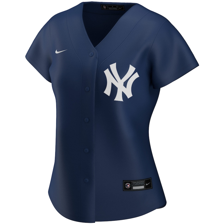 Alternative view of Gerrit Cole 45 New York Yankees Women Alternate Jersey - Navy 