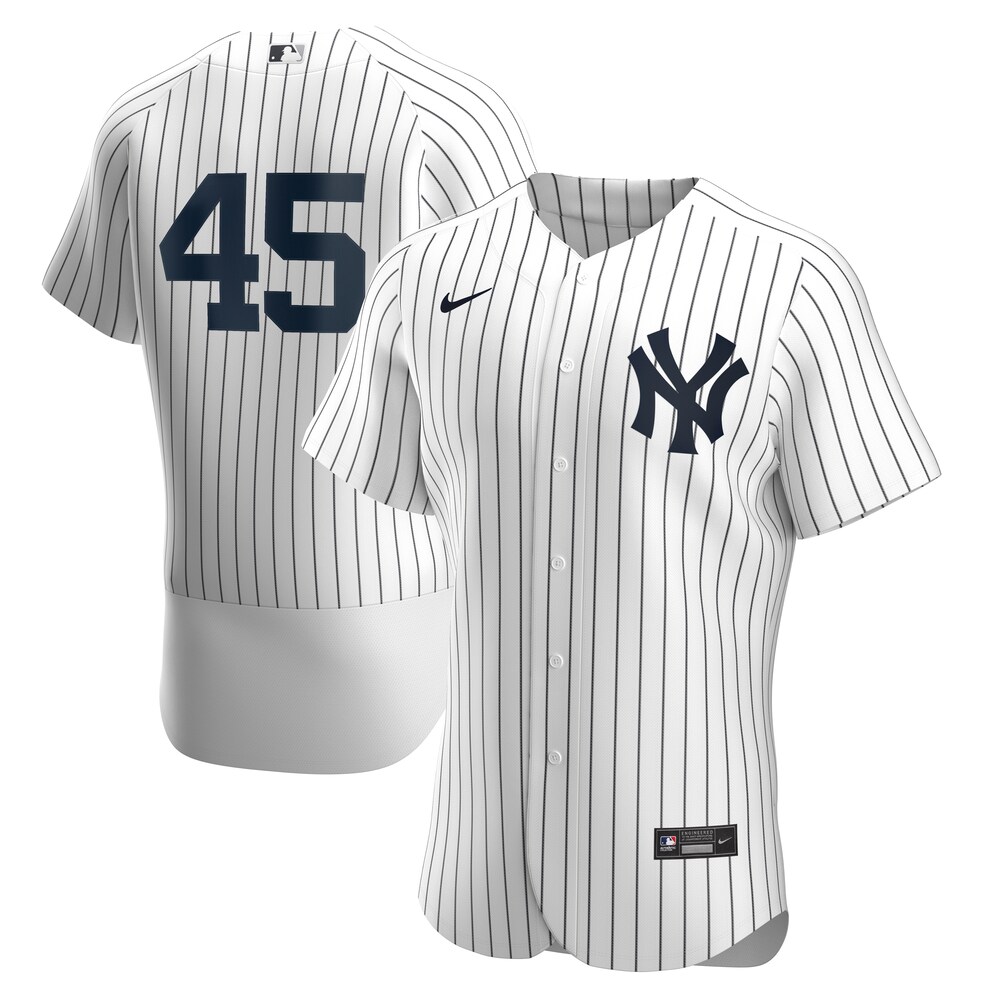 Gerrit Cole New York Yankees Home 2020 Player Jersey - White/navy