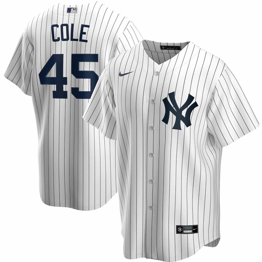 Gerrit Cole New York Yankees Home 2020 Replica Player Name Jersey - White