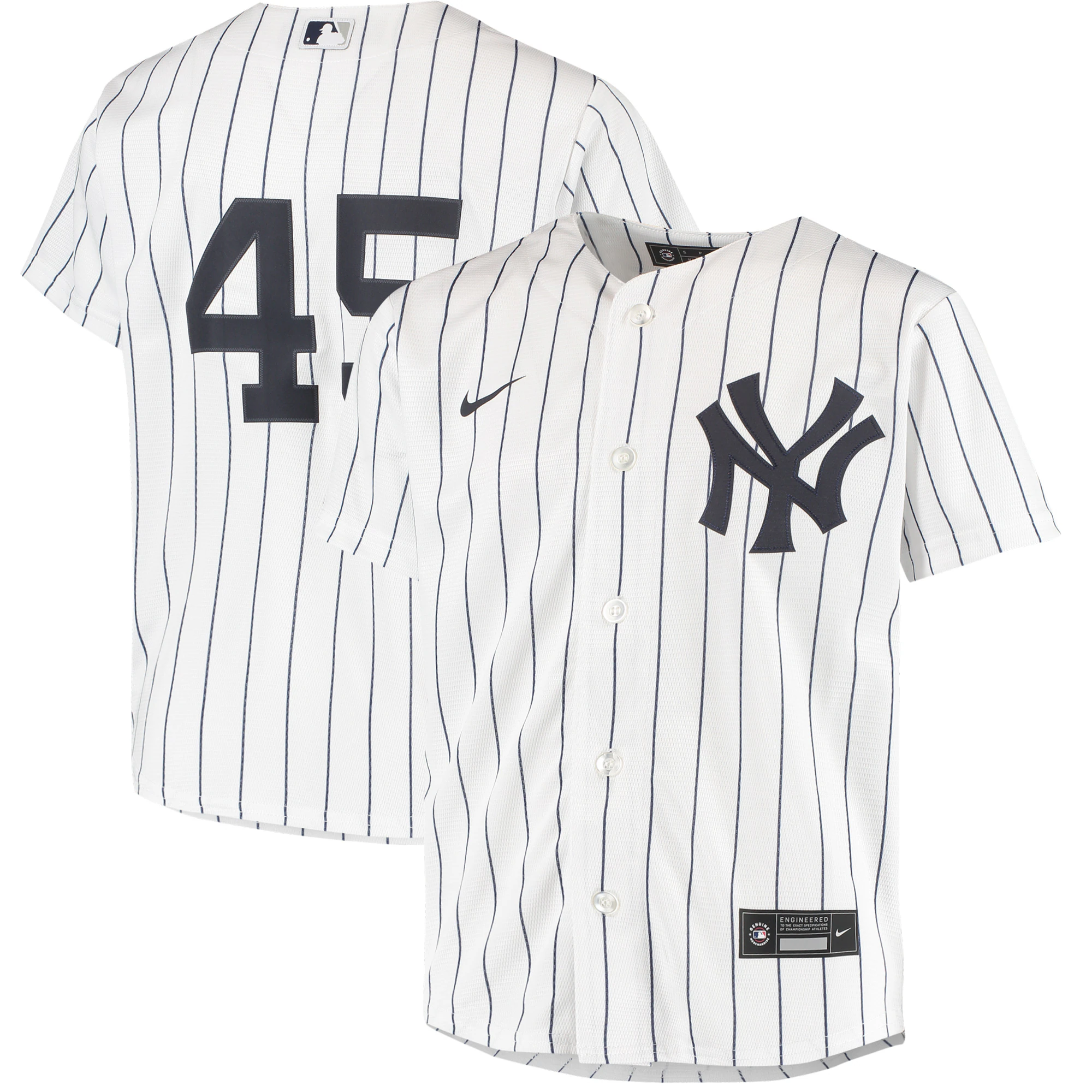 Gerrit Cole New York Yankees Youth Alternate Replica Player Jersey – White
