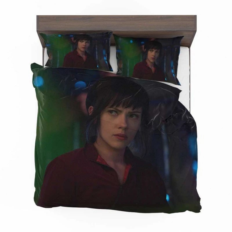 Alternative view of Ghost In The Shell Movie Motoko Kusanagi Bedding Set - Custom Bedding Set