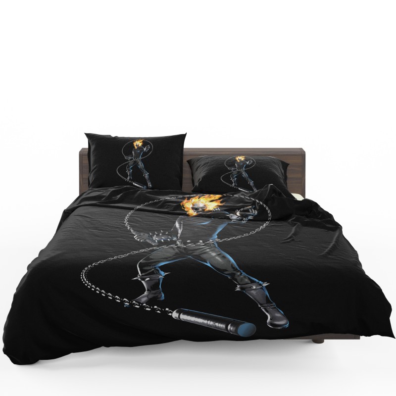 Ghost Rider Comics Bedding Set - Custom Bedding Set