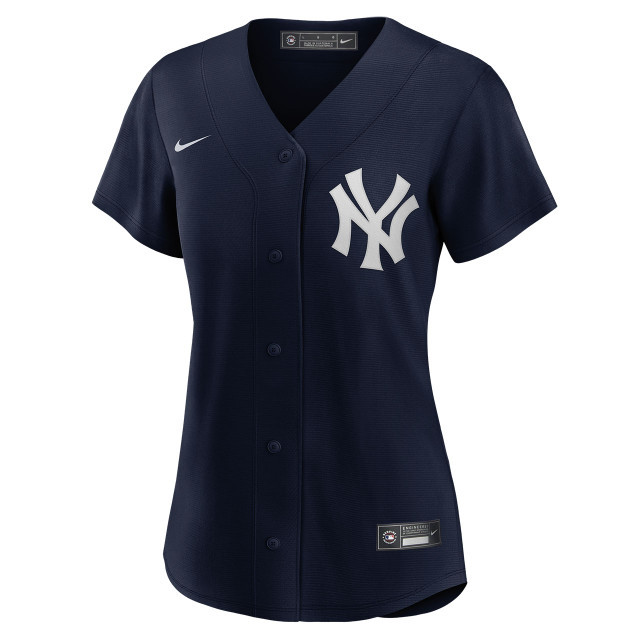 Alternative view of Giancarlo Stanton 27 New York Yankees Alternate Women Jersey - Navy 