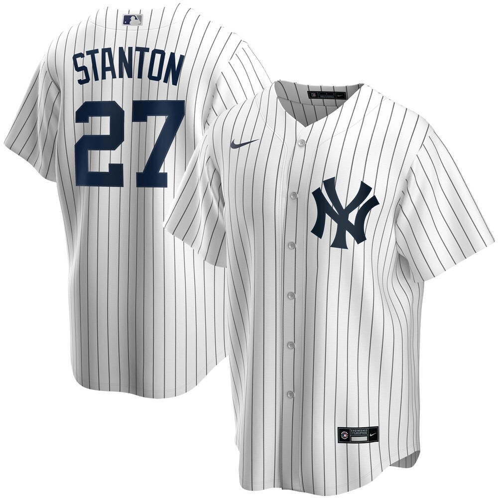 Giancarlo Stanton New York Yankees Home 2020 Player Name Jersey - White