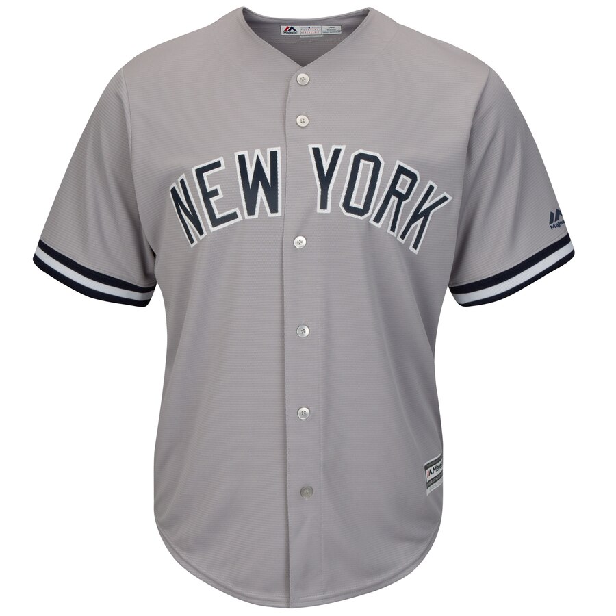 Alternative view of Giancarlo Stanton New York Yankees Majestic Cool Base Replica Player Jersey - Gray