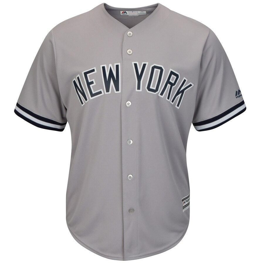 Alternative view of Giancarlo Stanton New York Yankees Player Jersey - Gray 