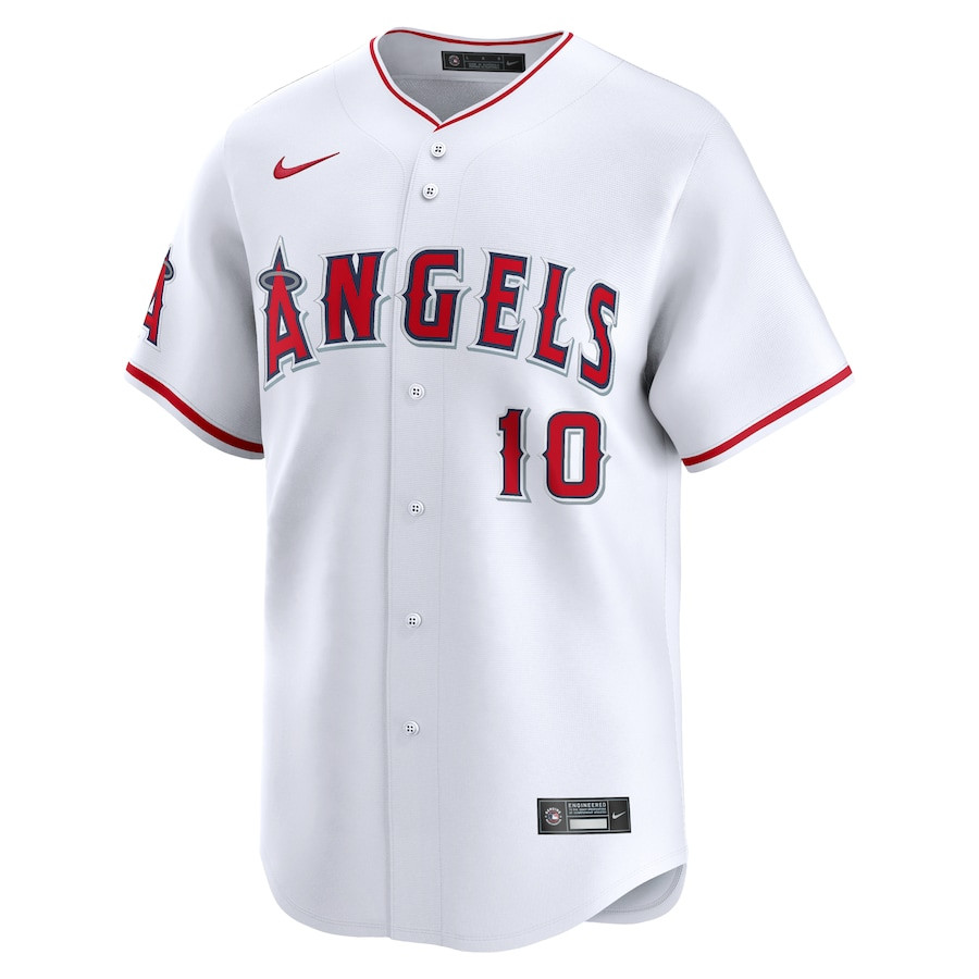 Alternative view of Gio Urshela 10 Los Angeles Angels Home Limited Player Men Jersey - White 
