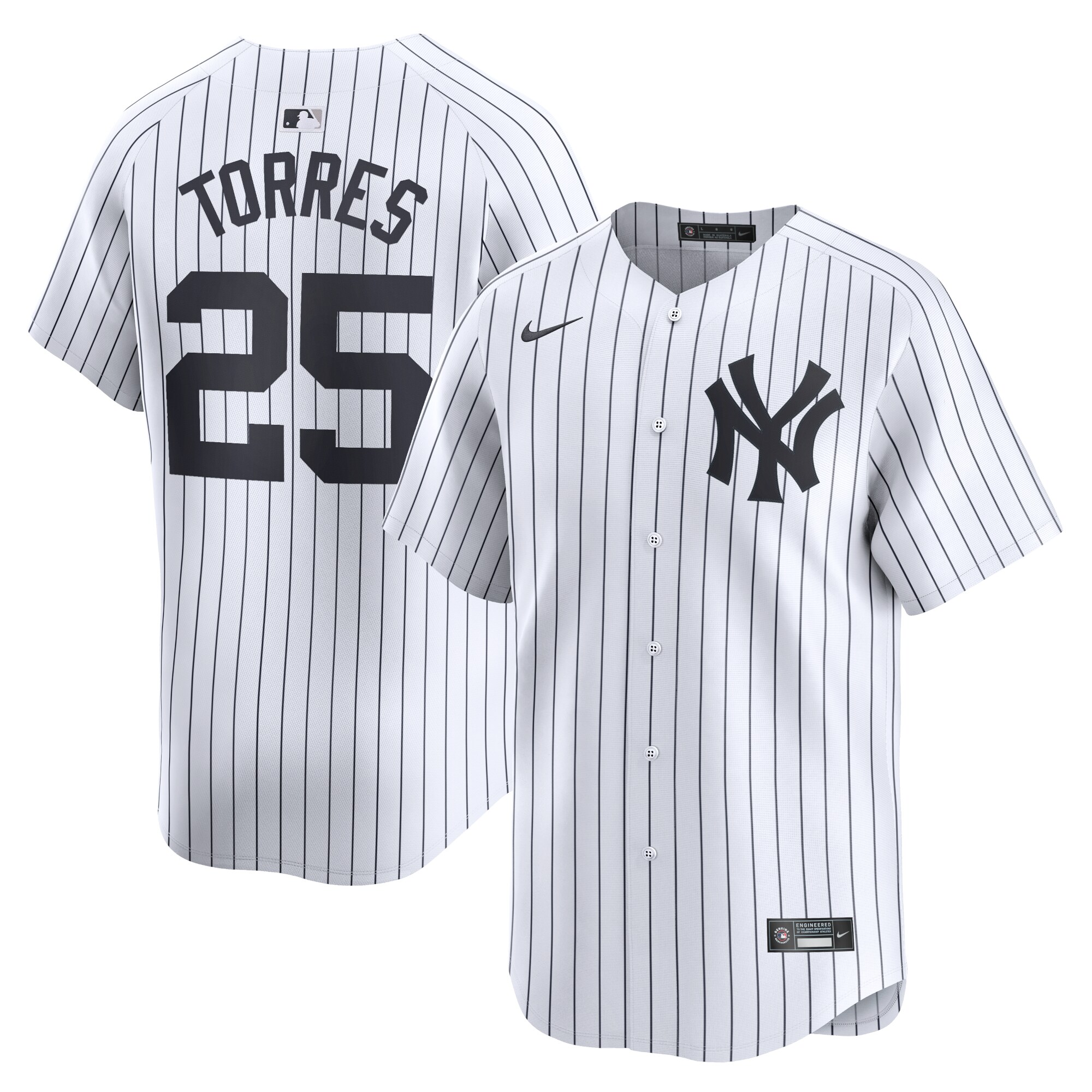 Gleyber Torres New York Yankees Home Limited Player Jersey - White