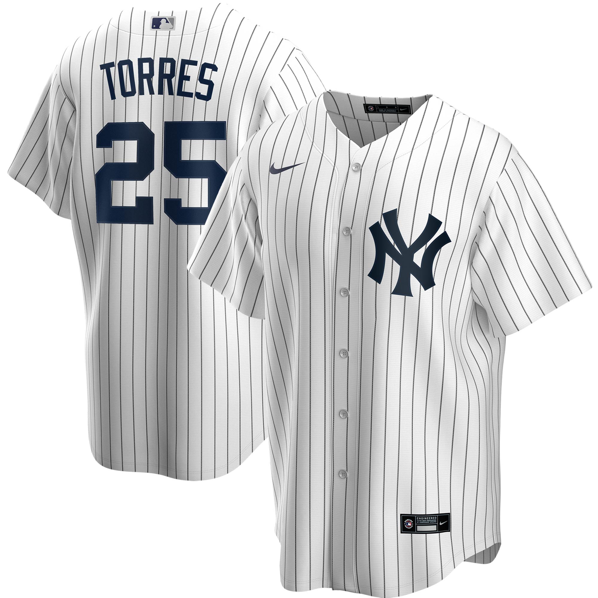 Gleyber Torres New York Yankees Home Replica Player Name Jersey - White