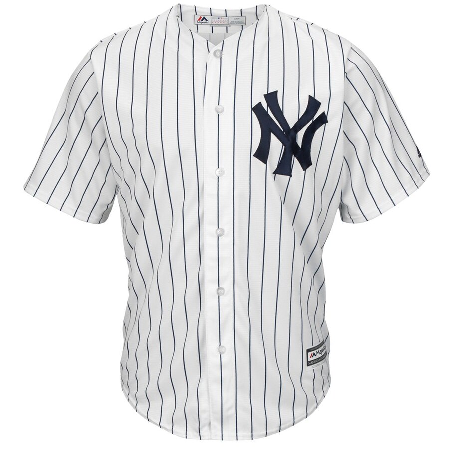 Alternative view of Gleyber Torres New York Yankees Majestic Home Big And Tall Cool Base Player Jersey - White Navy