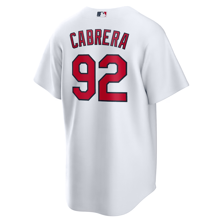 Alternative view of Génesis Cabrera 92 St. Louis Cardinals Home Men Jersey - White 