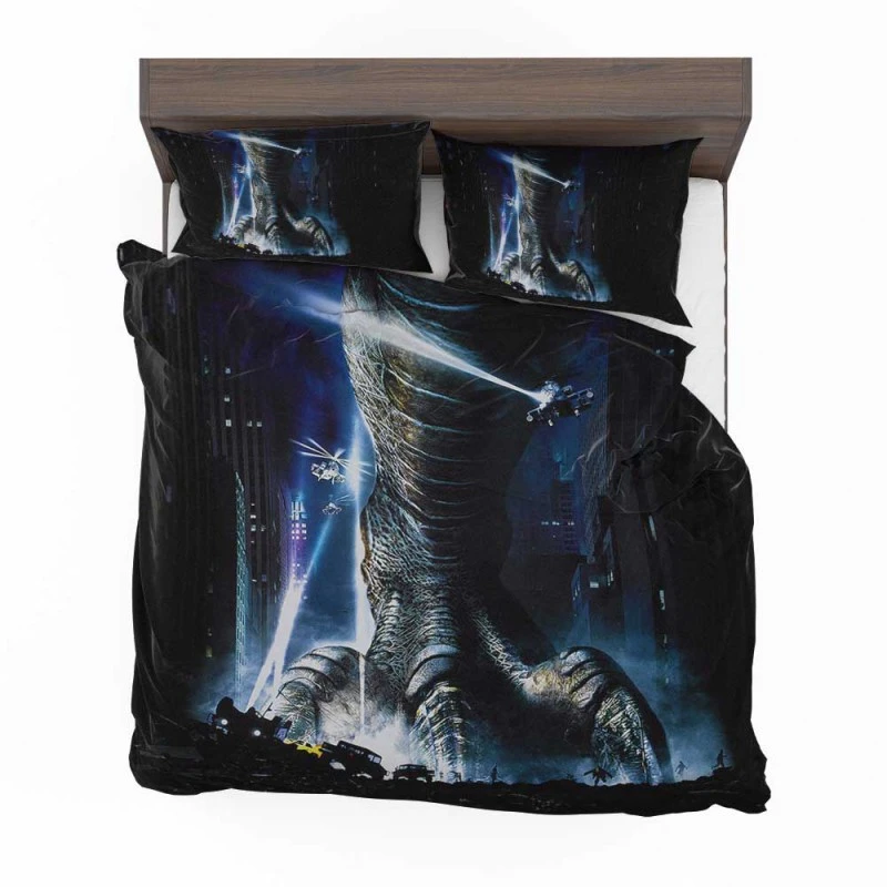Alternative view of Godzilla Movie Bedding Set - Custom Bedding Set