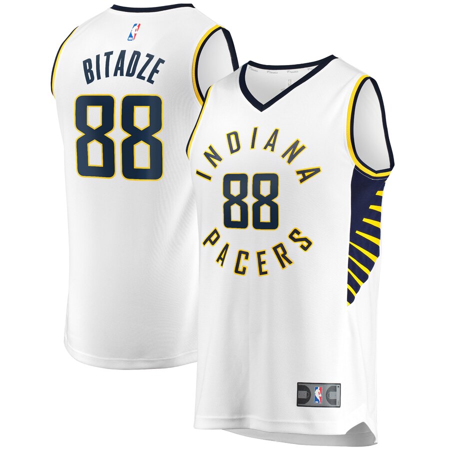 Goga Bitadze Indiana Pacers Fanatics Branded Fast Break Player Replica Jersey – Association Edition – White