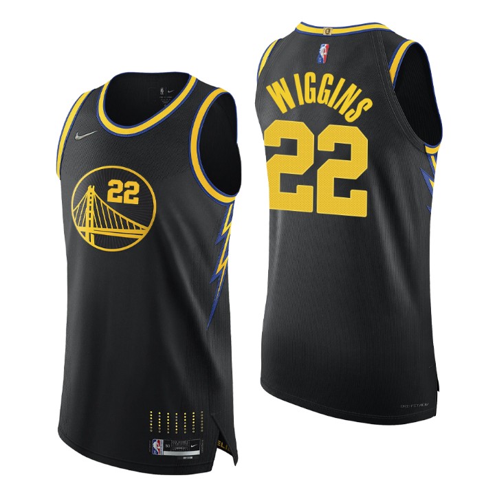 Golden State Warriors 2021-22 Nba 75th Andrew Wiggins Authentic Jersey City