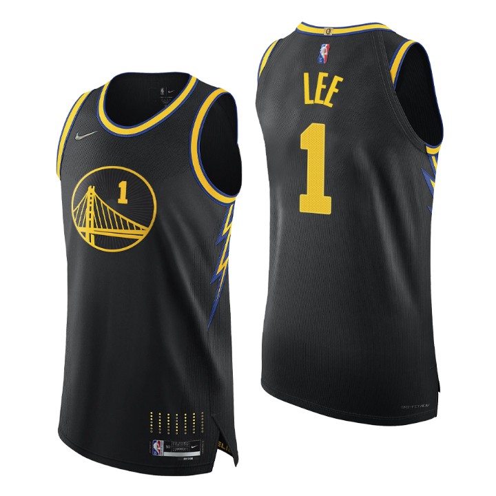 Golden State Warriors 2021-22 Nba 75th Damion Lee Authentic Jersey City