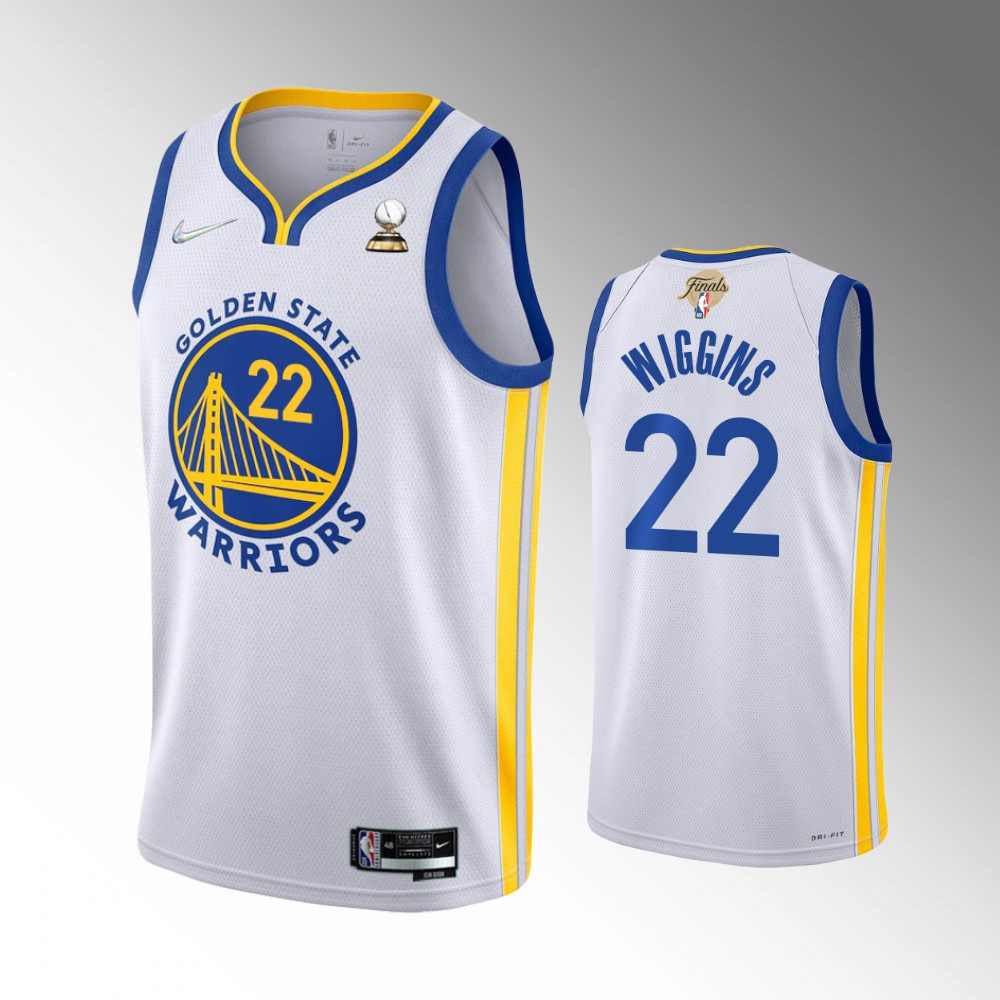 Golden State Warriors 2022 Western Conference Champions Andrew Wiggins White Association Edition Swingman Jersey