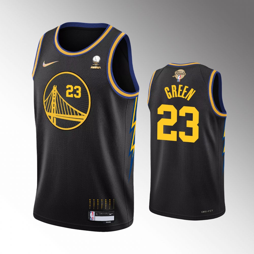 Golden State Warriors 2022 Western Conference Champions Draymond Green Black City Edition Swingman Jersey
