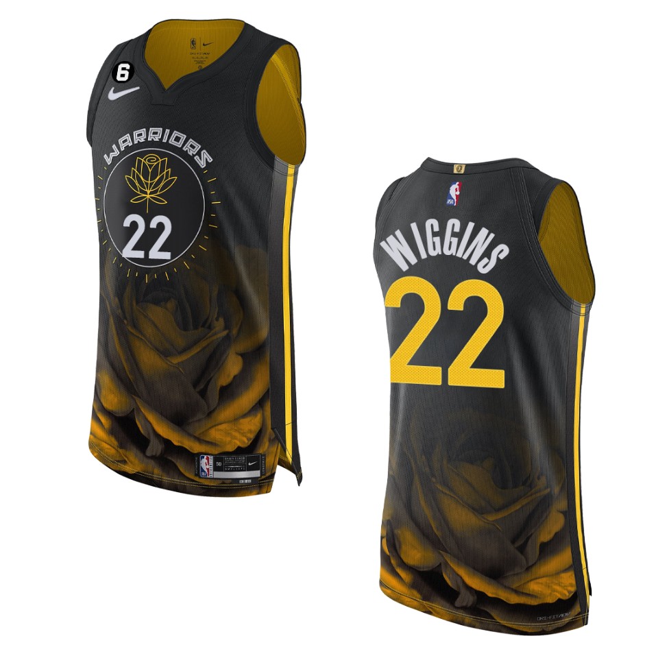Golden State Warriors Andrew Wiggins 2022-23 City Edition Black Jersey