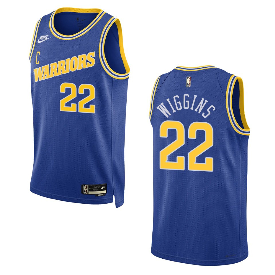 Golden State Warriors Andrew Wiggins Royal Swingman 2022-23 Classic Edition Jersey