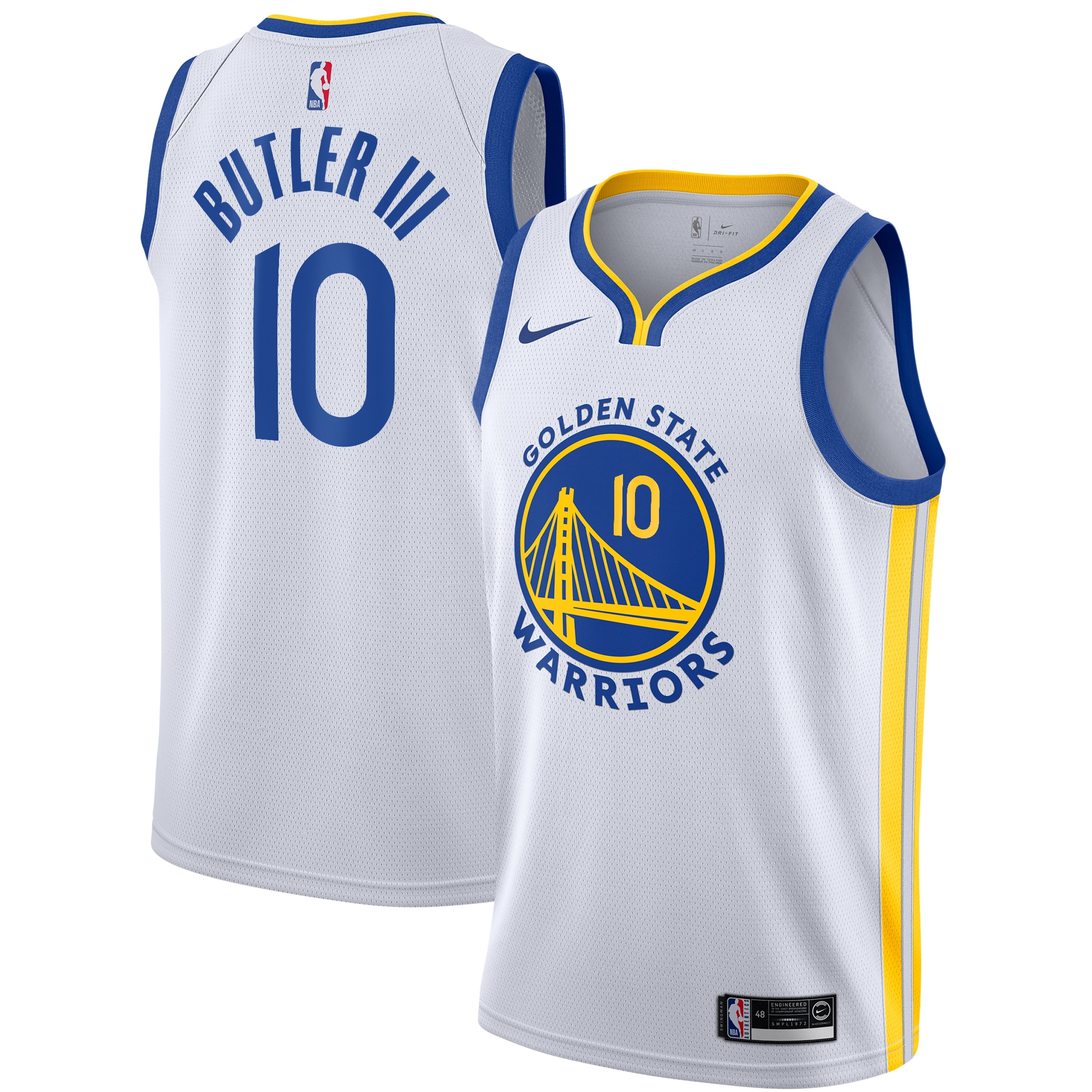 Golden State Warriors Association Edition Swingman Jersey - White - Jimmy Butler III - Youth - JS247 