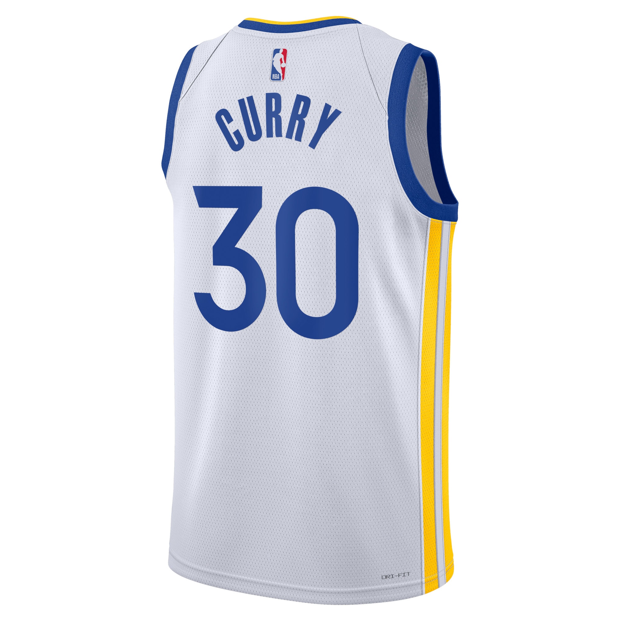 Alternative view of Golden State Warriors Association Edition Swingman Jersey - White - Stephen Curry - Unisex - JS133 