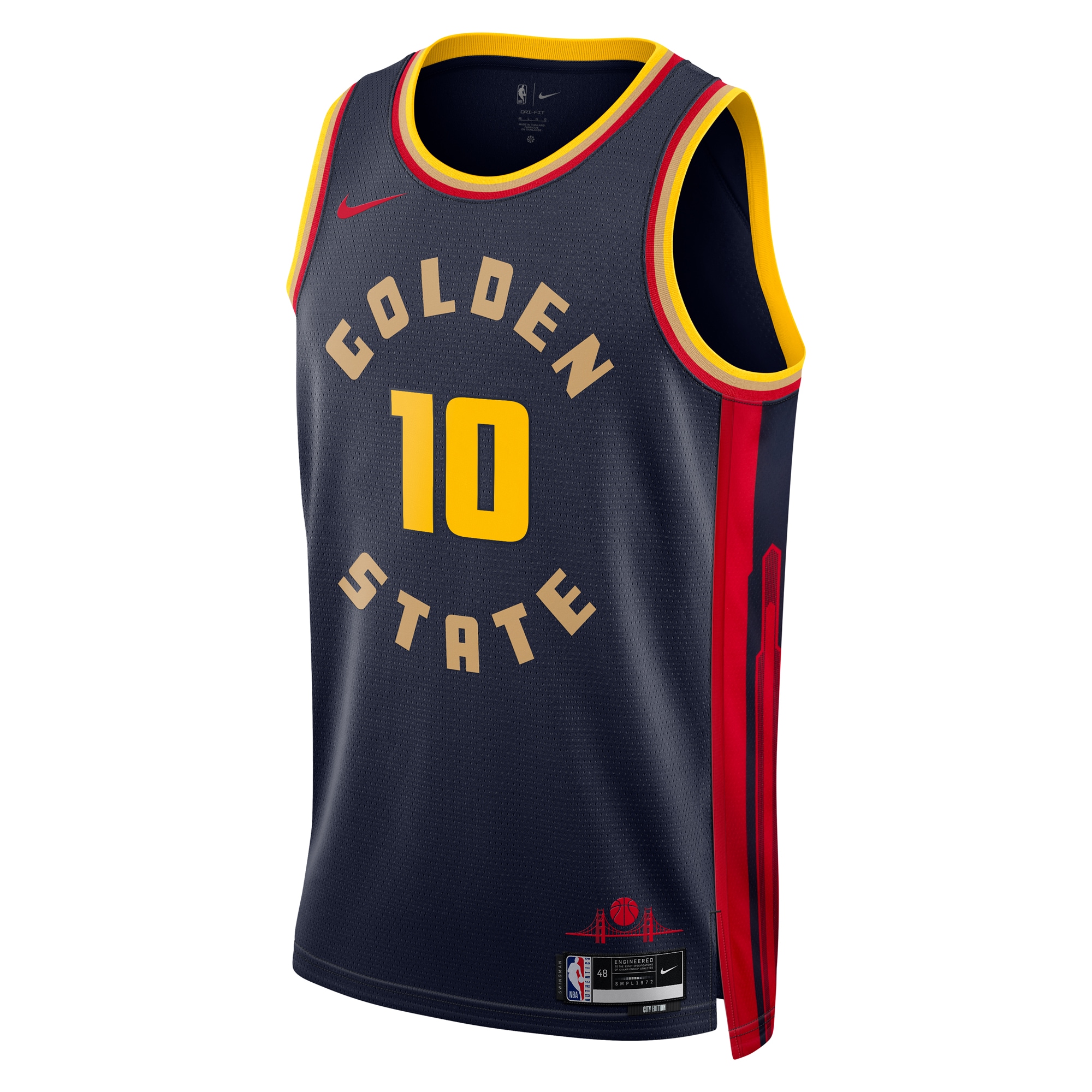 Alternative view of Golden State Warriors City Edition Swingman Jersey 2024 - Navy - Jimmy Butler III - Unisex - JS976 
