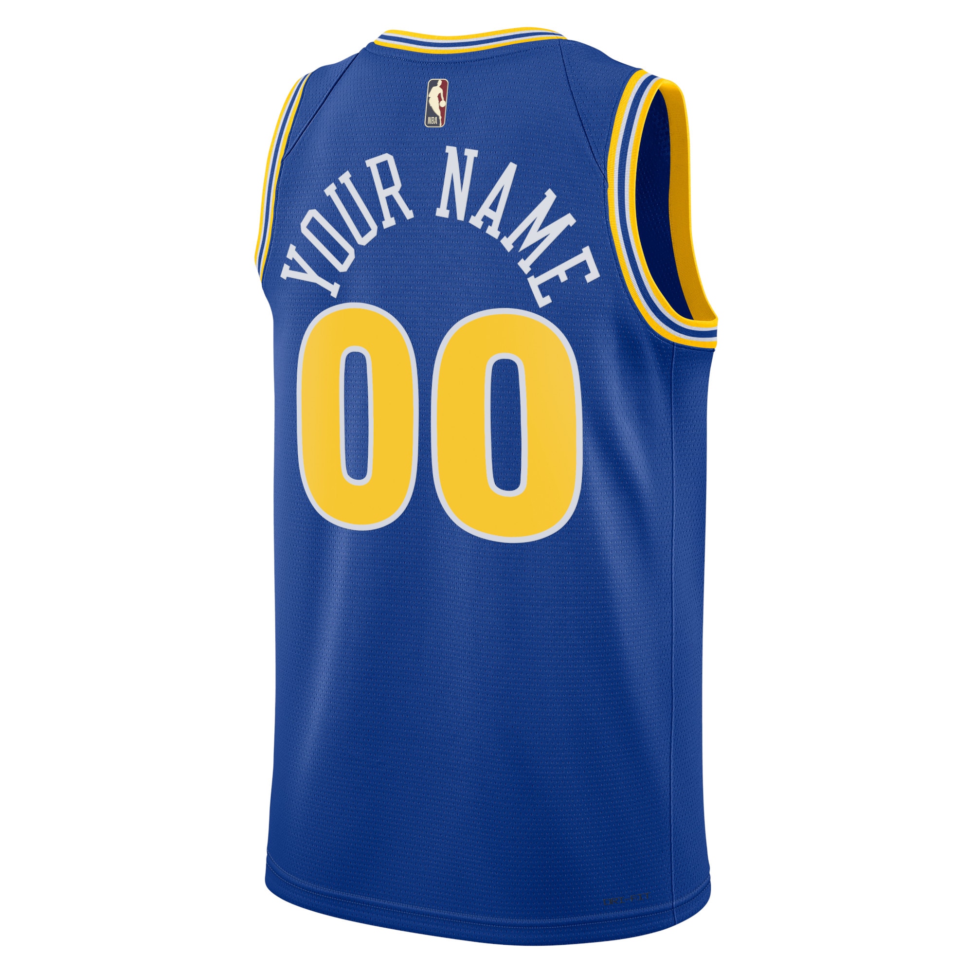 Alternative view of Golden State Warriors Classic Edition Swingman Jersey 22- Rush Blue/White - Custom - Mens - JS492 