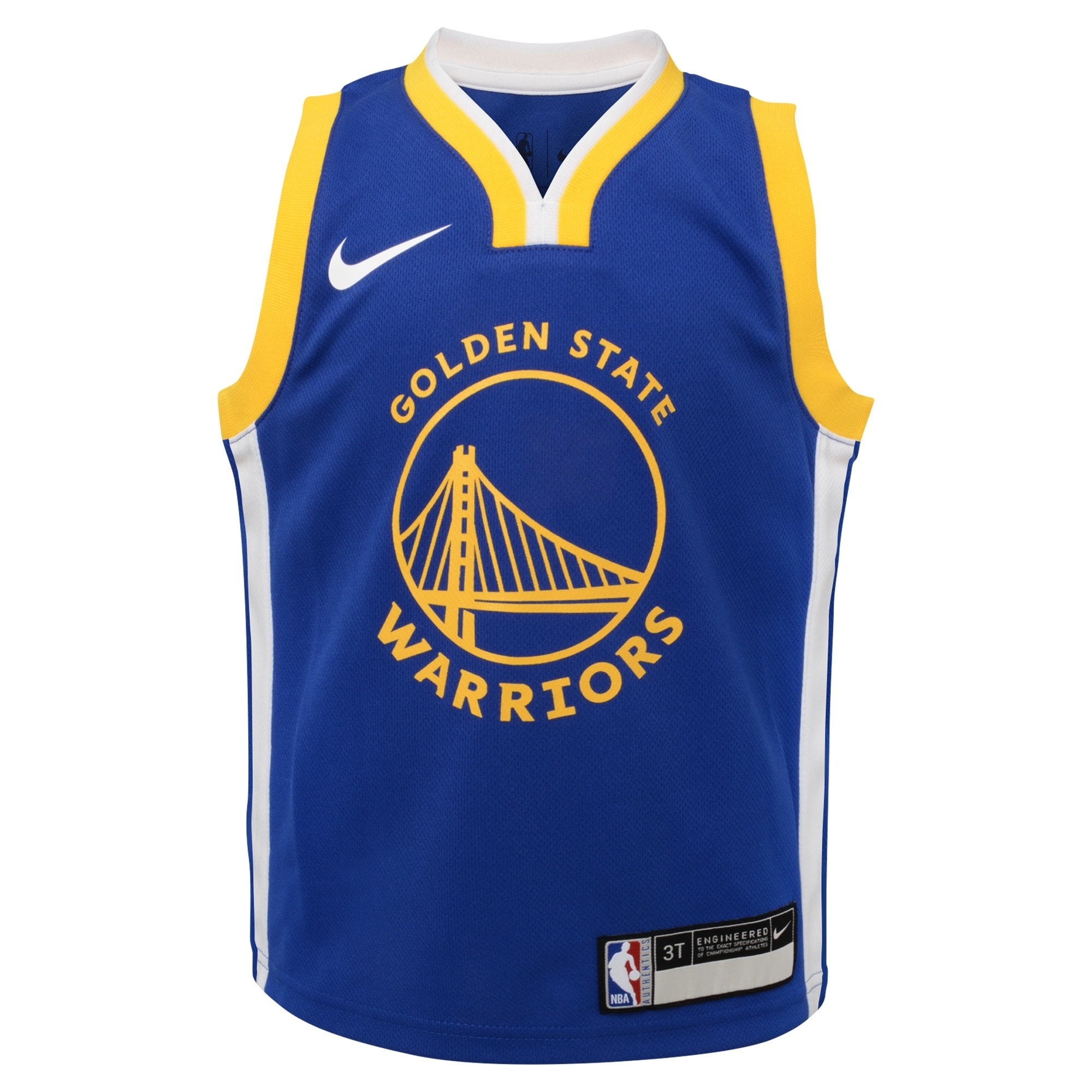 Alternative view of Golden State Warriors Icon Jersey - Custom - Kids - JS505 