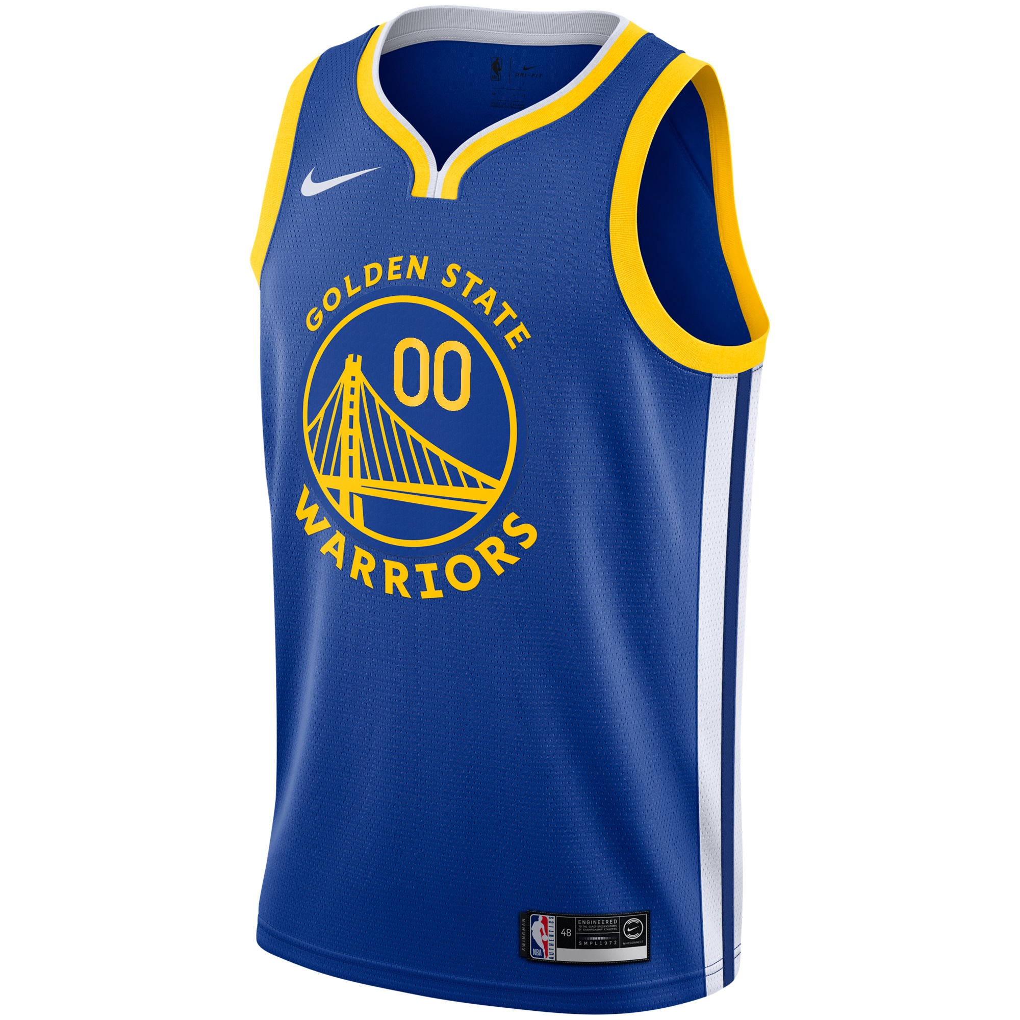 Alternative view of Golden State Warriors Icon Swingman Jersey - Custom - Youth - JS283 