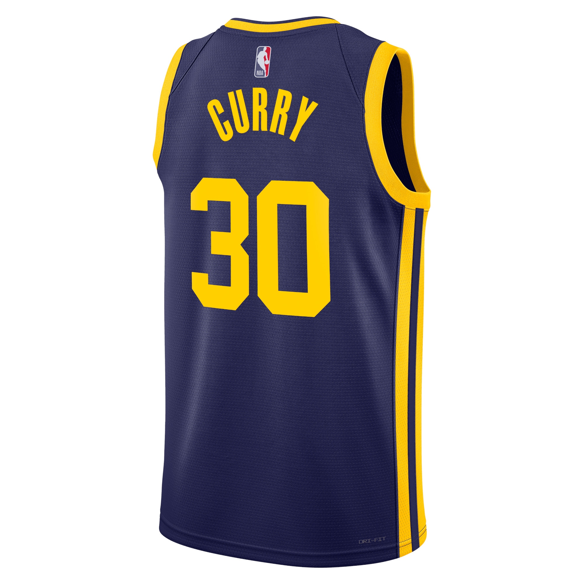 Alternative view of Golden State Warriors Jordan Statement Edition Swingman Jersey - Blue - Stephen Curry - Unisex - JS522 