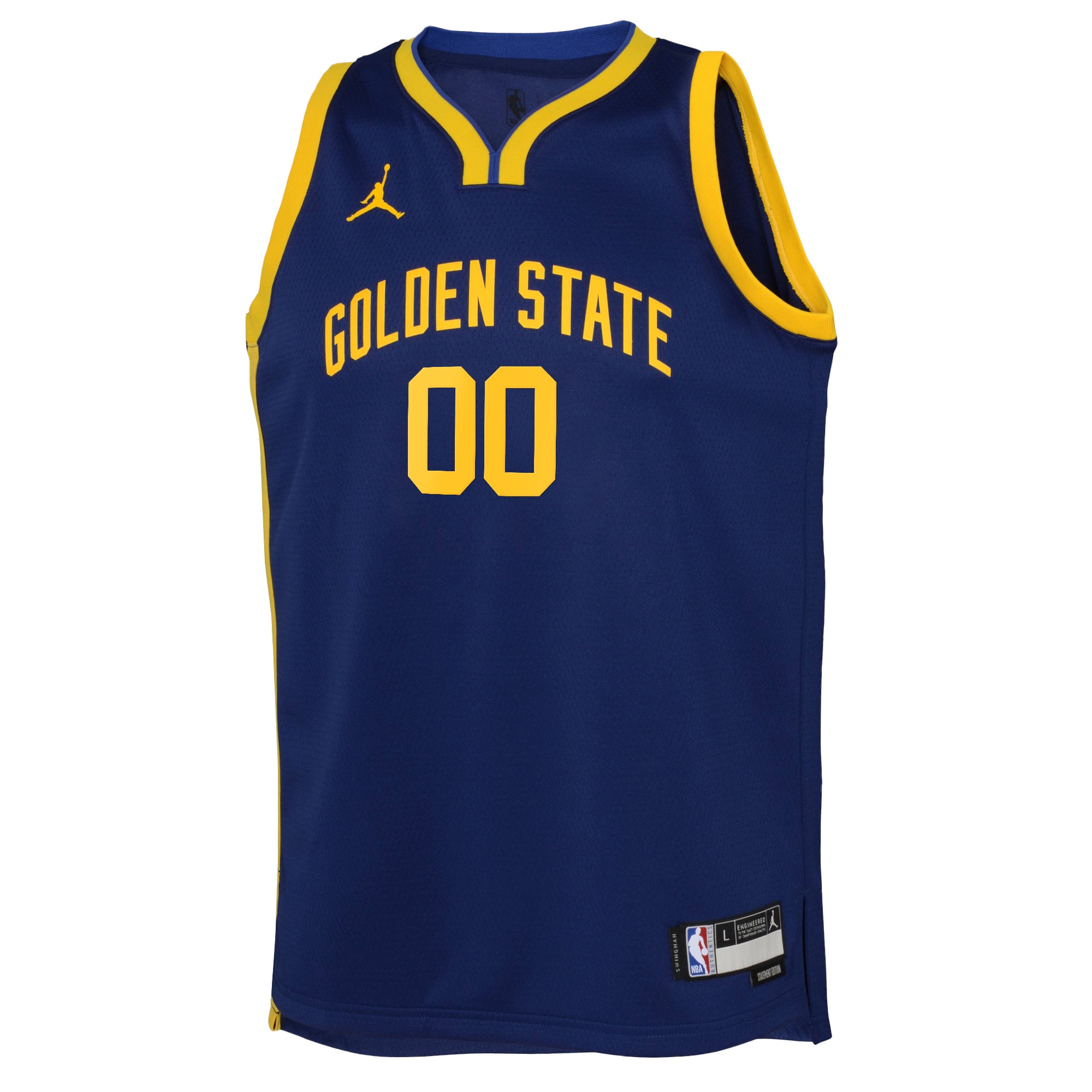 Golden State Warriors Jordan Statement Edition Swingman Jersey 22 - Blue - Jonathan Kuminga - Youth - JS728 