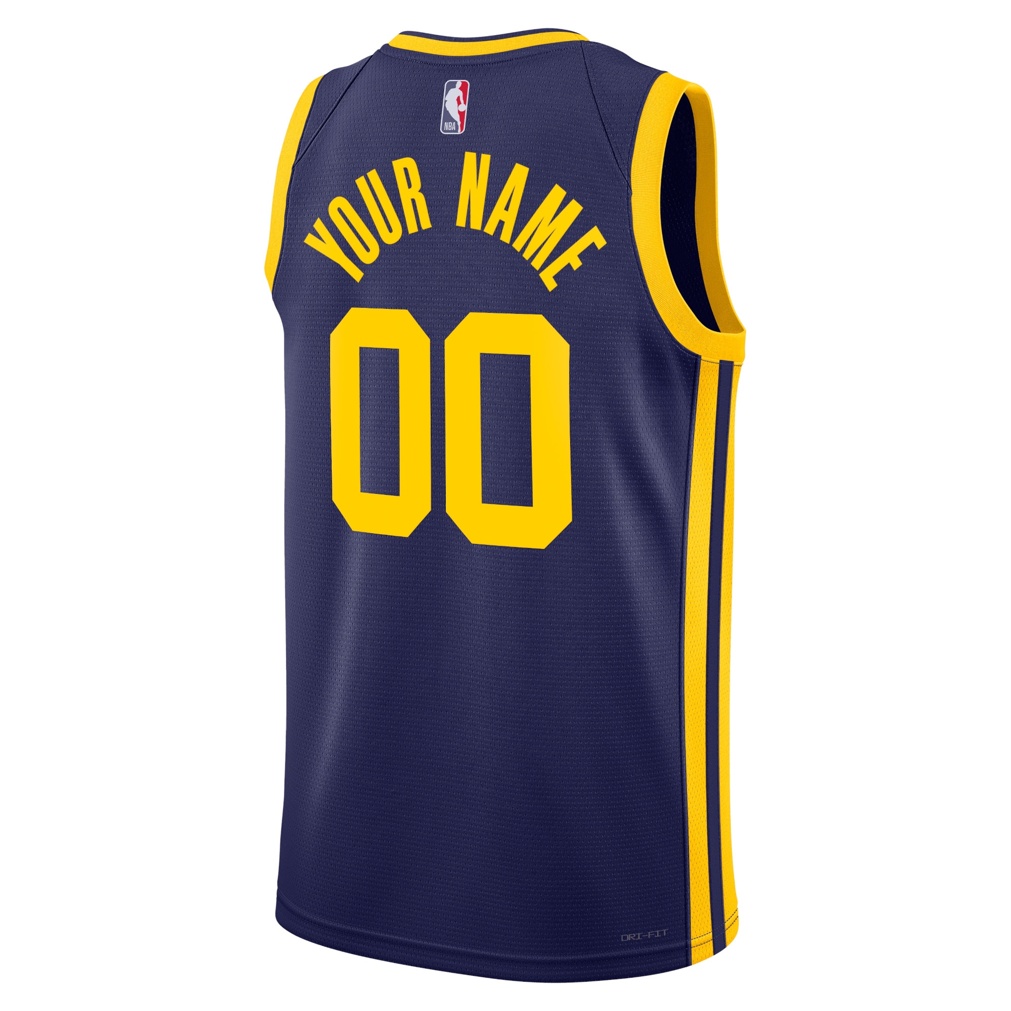 Alternative view of Golden State Warriors Jordan Statement Swingman Jersey - Custom - Unisex - JS758 