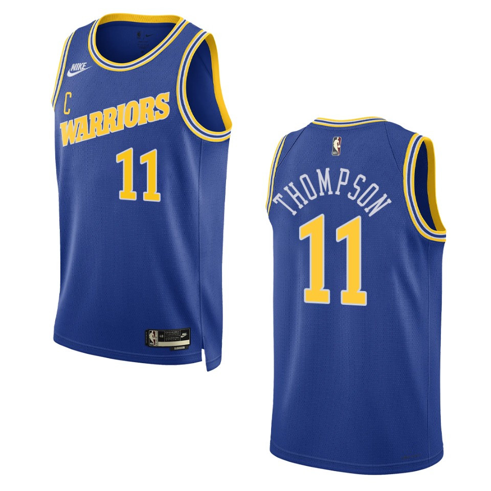 Golden State Warriors Klay Thompson Royal Swingman 2022-23 Classic Edition Jersey