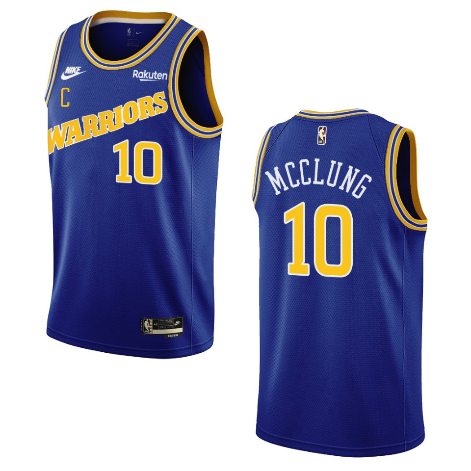 Golden State Warriors Mac Mcclung Royal Swingman 2022-23 Classic Edition Jersey