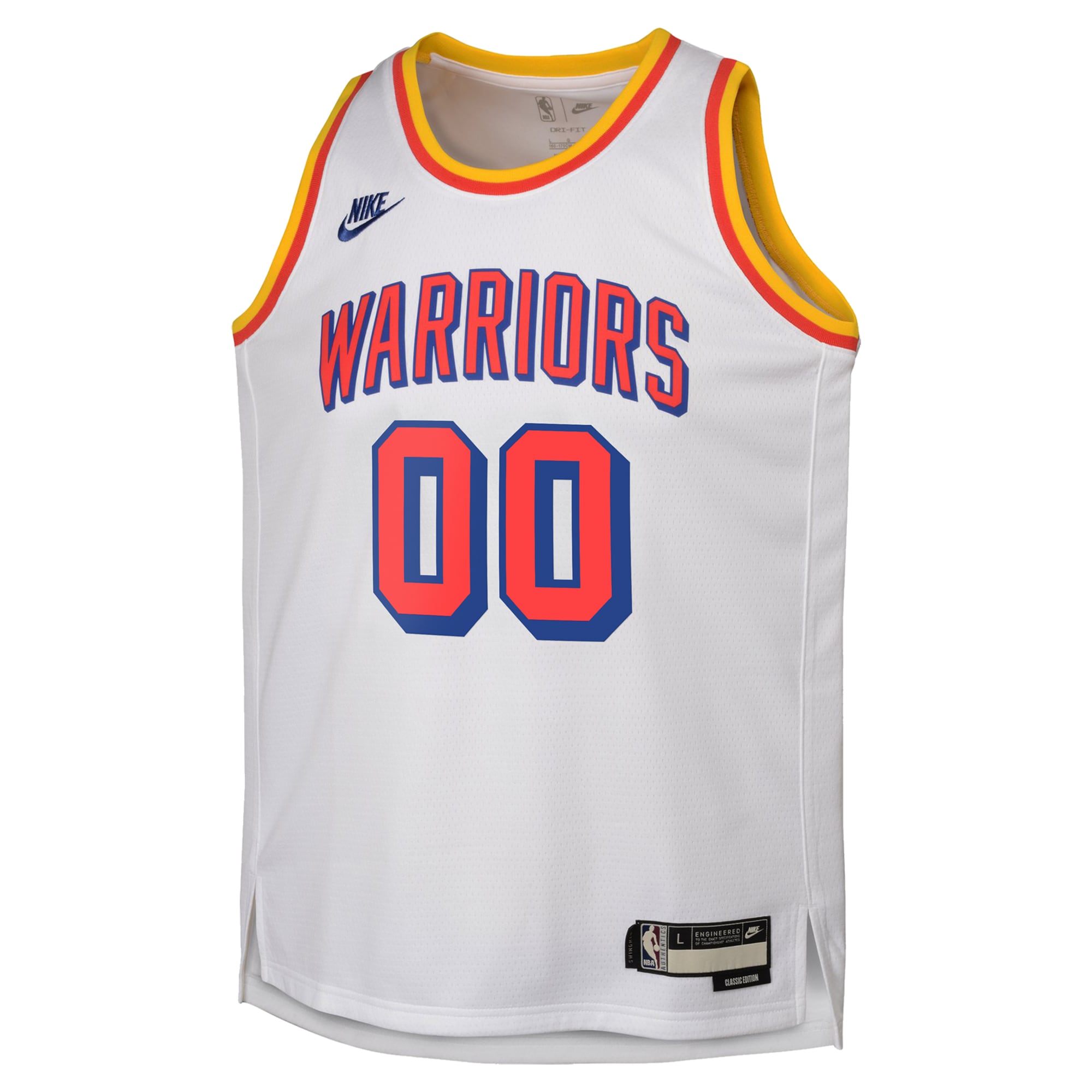 Alternative view of Golden State Warriors NBA Hardwood Classic Swingman Jersey - Custom - Youth - JS265 