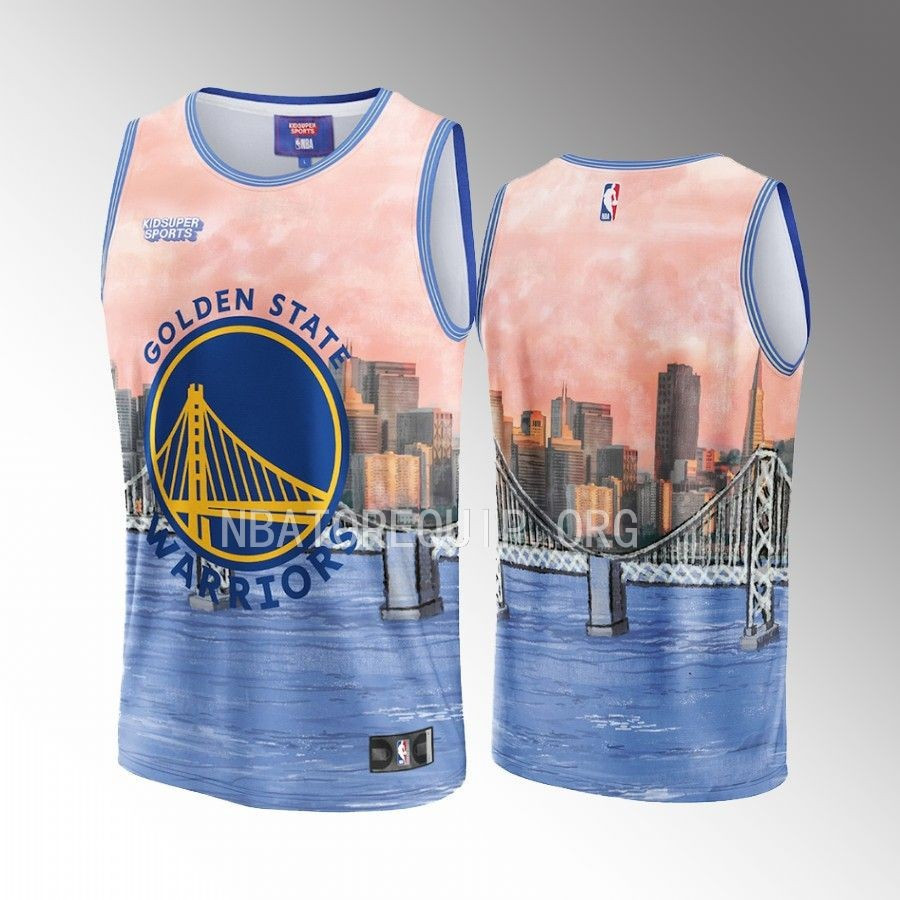 Golden State Warriors NBA & KidSuper Studios Unisex Hometown Jersey - JS608 