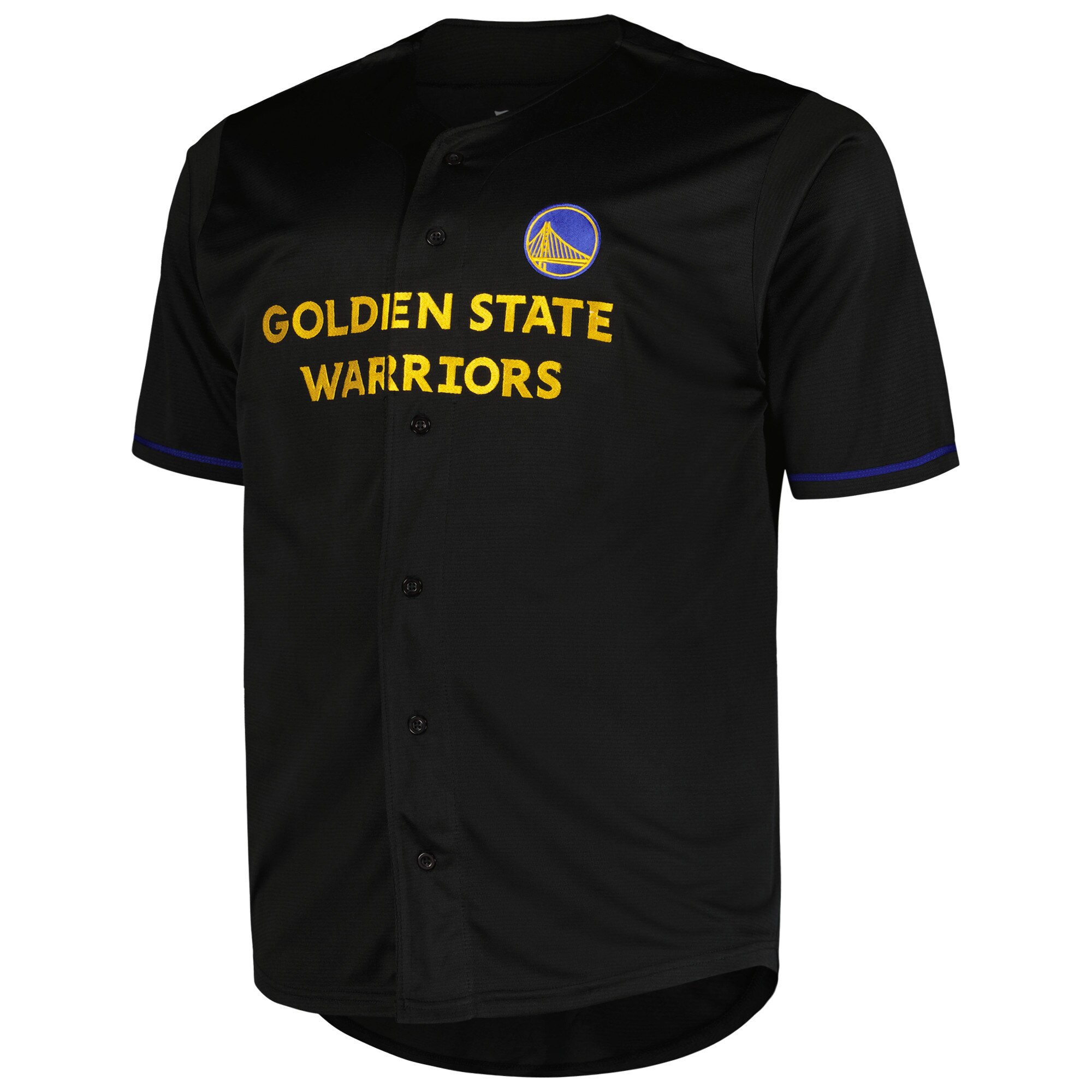 Alternative view of Golden State Warriors Profile Big & Tall Pop Jersey - Black